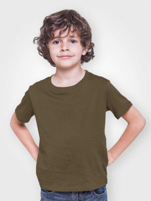 JASS MEN Baby Boys & Baby Girls Self Design Cotton Blend Regular T Shirt(Black, Pack of 1)