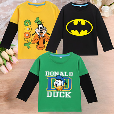 RSL Baby Boys Cartoon/Superhero Cotton Blend Regular T Shirt(Multicolor, Pack of 3)