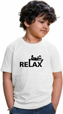 CHOMMBOOKA TRENDING Boys Graphic Print Pure Cotton Regular T Shirt(White, Pack of 1)