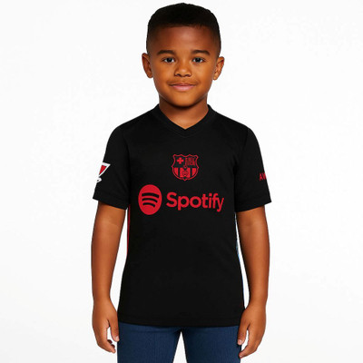 BUGOAT Boys & Girls Printed Polyester Regular T Shirt(Black, Pack of 1)