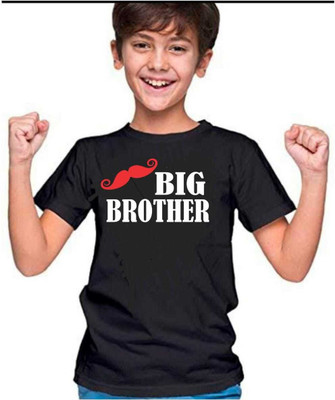 SHREE G CREATION Boys & Girls Typography Pure Cotton Regular T Shirt(Multicolor, Pack of 1)