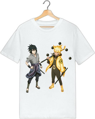 MH FASHION TRENDS Boys Graphic Print Polyester Oversized T Shirt(White, Pack of 1)