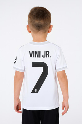 privic Boys & Girls Printed Polyester Regular T Shirt(White, Pack of 1)