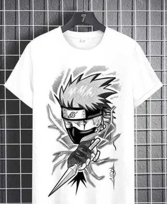 kiaaz Boys Cartoon Polyester Regular T Shirt(White, Pack of 1)