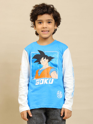 kidsville Boys Printed Cotton Blend Regular T Shirt(Multicolor, Pack of 1)