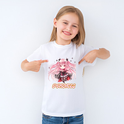 TDFASHION Baby Boys & Baby Girls Printed Polyester Regular T Shirt(White, Pack of 1)