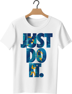 THEVENUS Boys Printed Pure Cotton Regular T Shirt(White, Pack of 1)