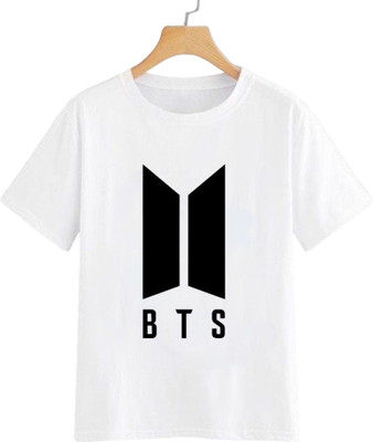 RASHCLOTHES Boys & Girls Printed Polycotton Regular T Shirt(Purple, Pack of 1)