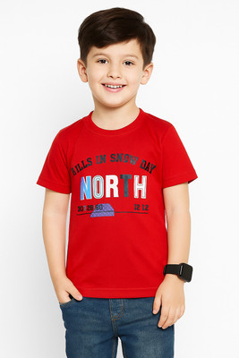 MEGHA SHRISTY ENTERPRISES Boys & Girls Printed Pure Cotton Regular T Shirt(Grey, Pack of 1)