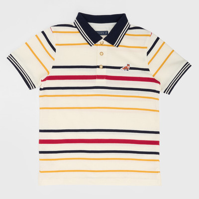 Pantaloons Junior Boys Solid Cotton Blend Regular T Shirt(White, Pack of 1)