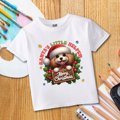 MOMS DESIRE Baby Boys & Baby Girls Self Design Cotton Blend Regular T Shirt(White, Pack of 1)
