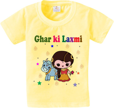 Babywish Boys Printed Pure Cotton Regular T Shirt(Multicolor, Pack of 1)