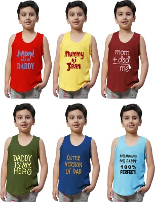 BODYSHINE Baby Boys & Baby Girls Solid Cotton Blend T Shirt(Multicolor, Pack of 6)