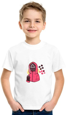 SNIFFY Baby Boys & Baby Girls Printed Polyester Regular T Shirt(White, Pack of 1)