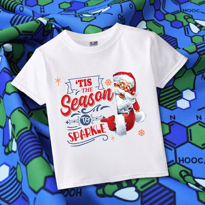 MOMS DESIRE Baby Boys & Baby Girls Self Design Cotton Blend Regular T Shirt(White, Pack of 1)