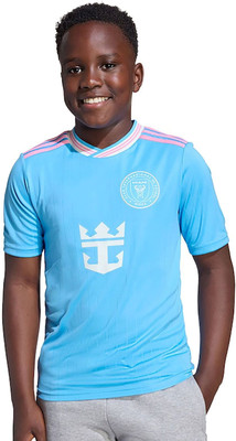 Ryze Boys & Girls Printed Polyester Regular T Shirt(Blue, Pack of 1)