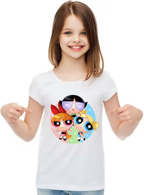 Shubham designer gallery Baby Boys & Baby Girls Printed Polyester Regular T Shirt(White, Pack of 1)