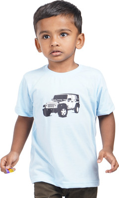 Yellowtoons Boys Printed Cotton Blend Regular T Shirt(Multicolor, Pack of 1)