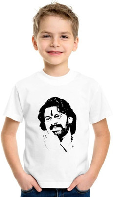 Shubham designer gallery Boys Solid Polyester Regular T Shirt(White, Pack of 1)