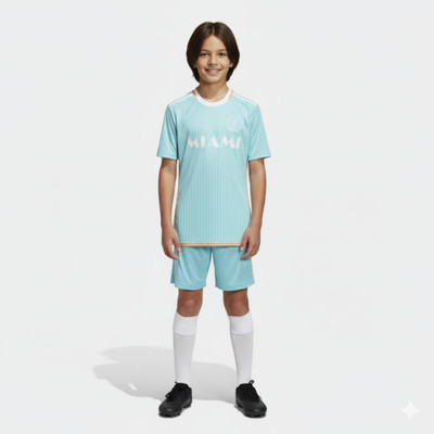 PRASEL Boys & Girls Printed Polyester Regular T Shirt(Black, Pack of 1)