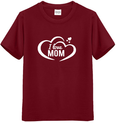 JANFA Boys Printed Pure Cotton Regular T Shirt(Red, Pack of 1)