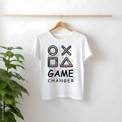 KPPrintofashion Boys Printed Cotton Blend Regular T Shirt(White, Pack of 1)