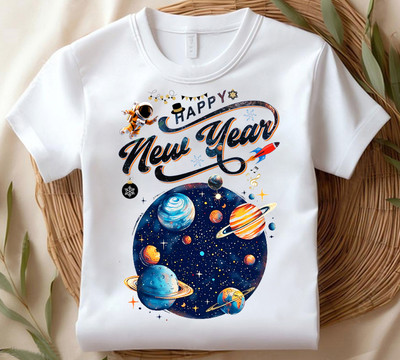 tifti Boys & Girls Printed Cotton Blend Regular T Shirt(White, Pack of 1)