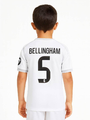 MSV Boys & Girls Printed Polyester Regular T Shirt(White, Pack of 1)