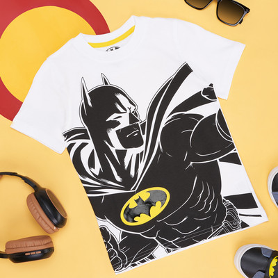 Pantaloons Junior Boys Solid Cotton Blend Regular T Shirt(Pink, Pack of 1)