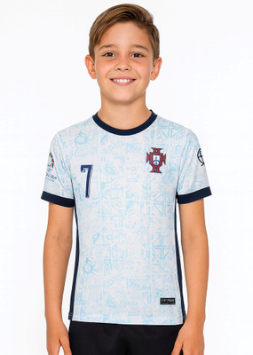 Ryze Boys & Girls Printed Polyester Regular T Shirt(Blue, Pack of 1)