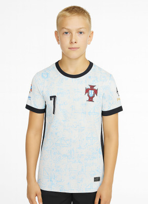 DOSTITCH Boys & Girls Printed Polyester Regular T Shirt(Blue, Pack of 1)