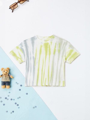 MAX Boys Printed Pure Cotton Regular T Shirt(Multicolor, Pack of 1)