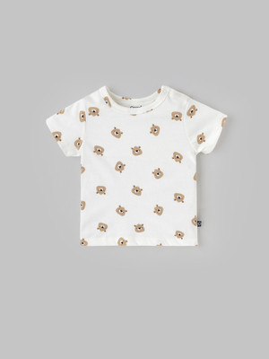 Popees Boys Printed Cotton Blend Regular T Shirt(Multicolor, Pack of 1)