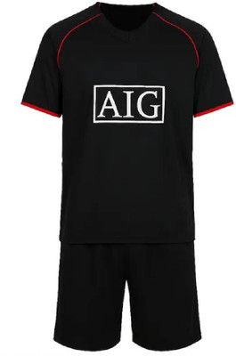 YUTU Boys & Girls Casual T-shirt Shorts(Black)