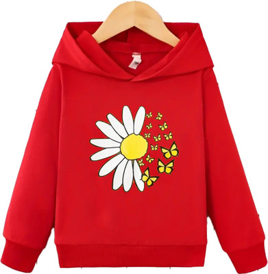 KEESOR Full Sleeve Printed Girls Sweatshirt