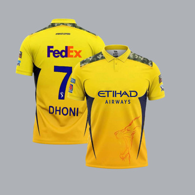 Sportiva Boys & Girls Printed Polyester Regular T Shirt(Yellow, Pack of 1)