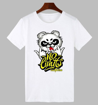 THEVENUS Boys Printed Pure Cotton Regular T Shirt(White, Pack of 1)