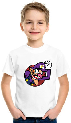 Shubham designer gallery Baby Boys & Baby Girls Cartoon/Superhero Cotton Blend Regular T Shirt(White, Pack of 1)