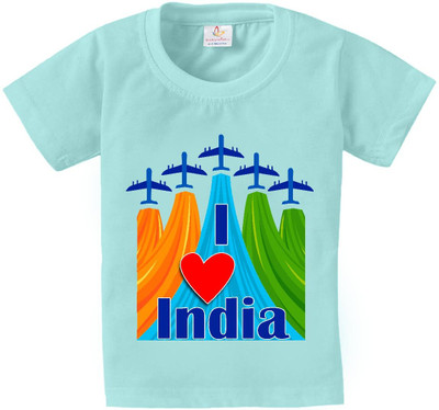 Babywish Baby Boys & Baby Girls Printed Pure Cotton Regular T Shirt(Light Green, Pack of 1)