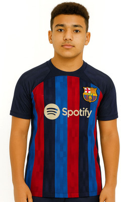 BUGOAT Boys & Girls Printed Polyester Regular T Shirt(Red, Pack of 1)