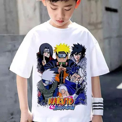 VDAS Boys & Girls Printed Polyester Regular T Shirt(White, Pack of 1)