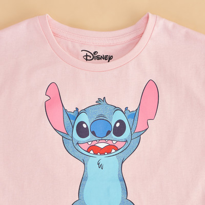 Pantaloons Junior Girls Printed Cotton Blend Regular T Shirt(Multicolor, Pack of 1)