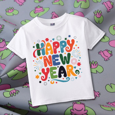 MOMS DESIRE Baby Boys & Baby Girls Self Design Cotton Blend Regular T Shirt(White, Pack of 1)