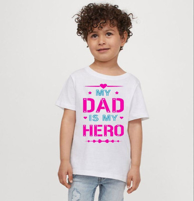 THEVENUS Boys & Girls Printed Polyester Regular T Shirt(White, Pack of 1)