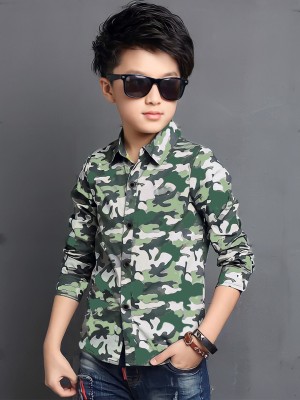 Force Boys Printed Casual Multicolor Shirt