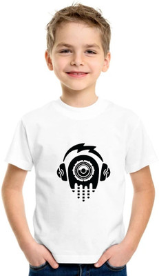 Solo Gift Baby Boys & Baby Girls Printed Polyester Regular T Shirt(White, Pack of 1)