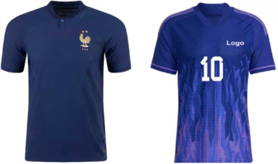 UNIQ Boys & Girls Printed Polyester Regular T Shirt(Blue, Pack of 2)