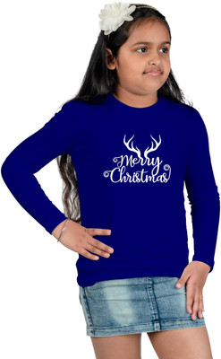 CHOMMBOOKA TRENDING Boys & Girls Typography, Printed Cotton Blend Regular T Shirt(Blue, Pack of 1)