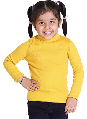R Lon Full Sleeve Solid Boys & Girls Sweatshirt