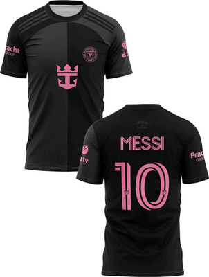 DOSTITCH Boys & Girls Printed Polyester Regular T Shirt(Black, Pack of 1)